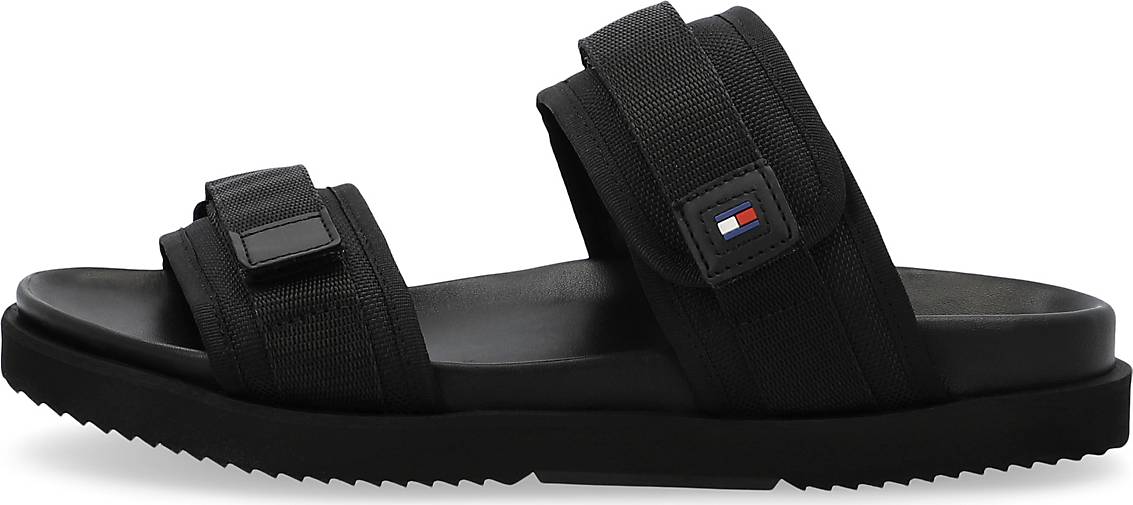 hilfiger pantolette schwarz