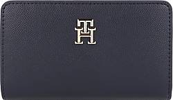 TOMMY HILFIGER, Th Timeless Geldbörse 14 Cm in blau, Geldbörsen für Damen