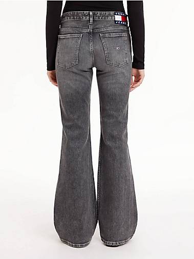 TOMMY-JEANS Damen Jeans SOPHIE LOW RISE FLARE in schwarz bestellen
