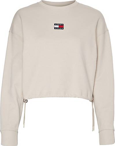 TOMMY-JEANS Damen Sweatshirt Cropped Boxy Fit