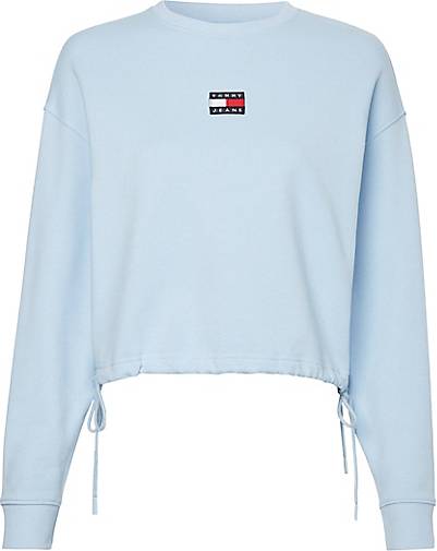 TOMMY-JEANS Damen Sweatshirt Cropped Boxy Fit