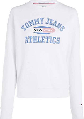 Bliv klar brydning navn TOMMY-JEANS Damen Sweatshirt in weiß bestellen - 14545201