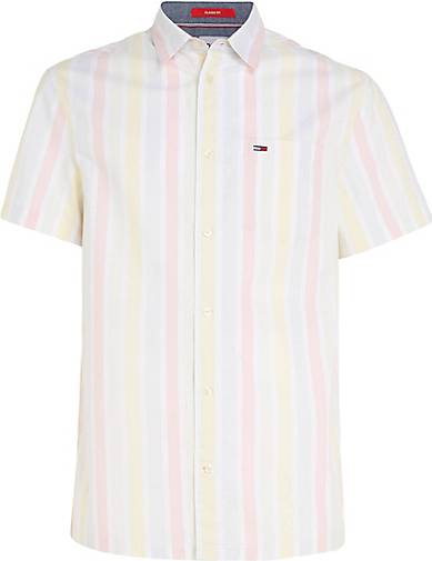 TOMMY-JEANS Herren Hemd Kurzarm
