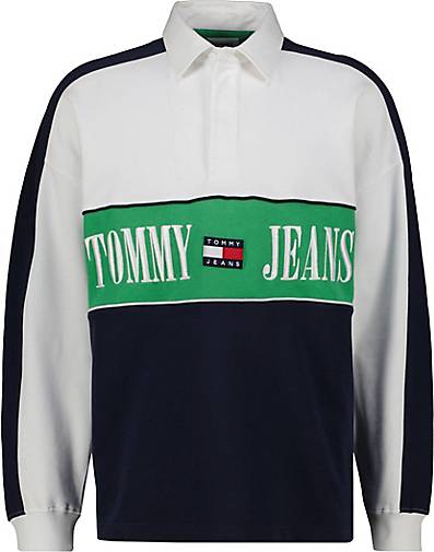 TOMMY-JEANS Herren Sweatshirt TJM OVZ ARCHIVE RUGBY Oversized Fit