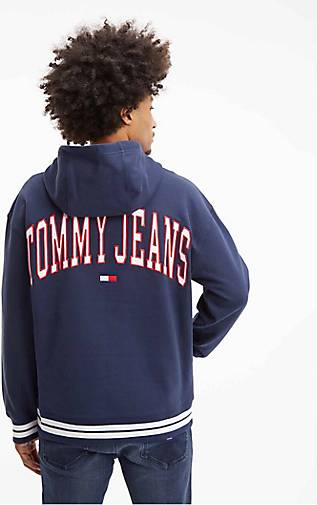 TOMMY-JEANS Herren Sweatshirt TJM RLXD COLLEGIATE HOODIE in dunkelblau  bestellen - 22164201 | Sweatshirts