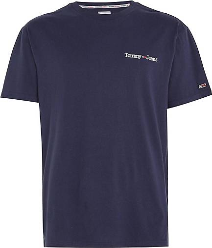 TOMMY-JEANS Herren T-Shirt LINEAR CHEST TEE
