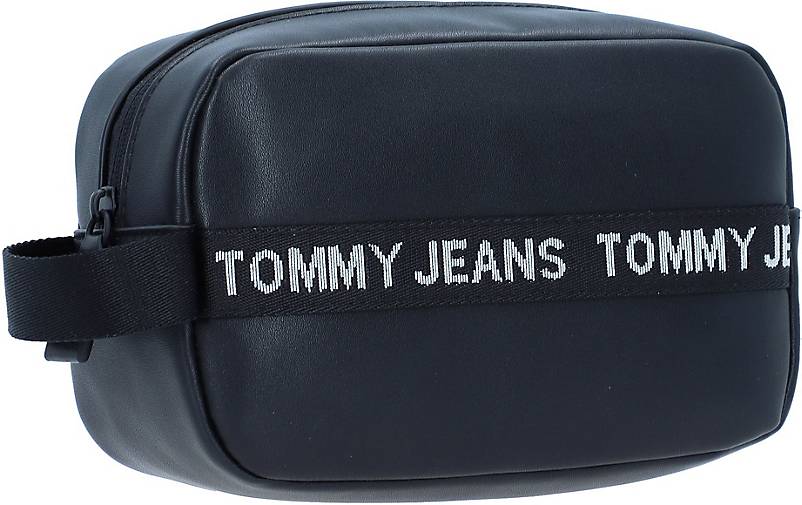 TOMMY-JEANS TJM Essential Kulturbeutel Leder 22 cm JU8275