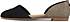 TOMS Ballerina BLACK SUEDE/MET WOVN WM JUTDSA FLAT