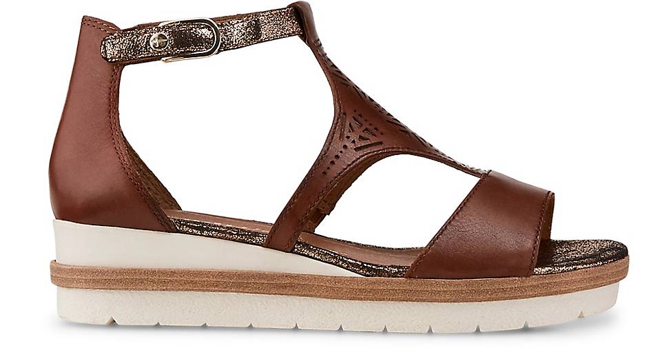 Damen Braun sandalette Damen mittel Ethno Ethno rqIxwpFrf