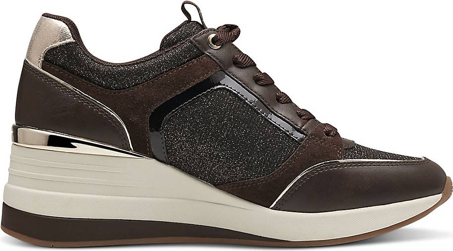 Tamaris Dames 1-23729-42 Sneakers, Black Uni, 39 EU, zwart uni, 39 EU