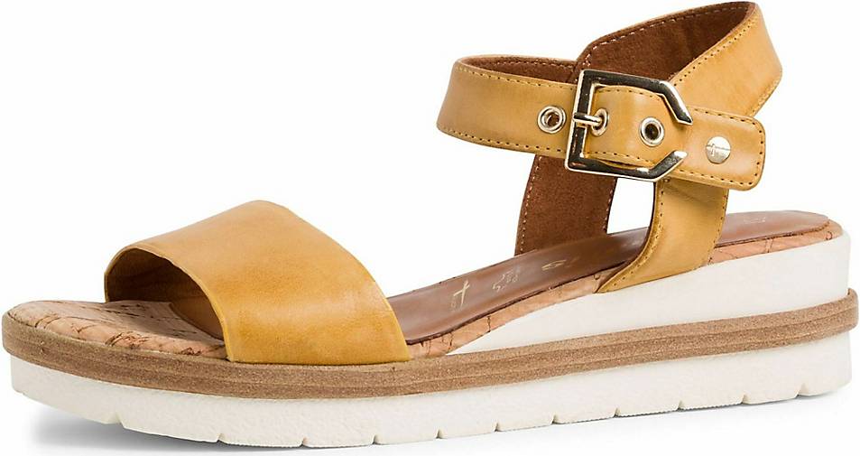 tamaris sandalen gelb