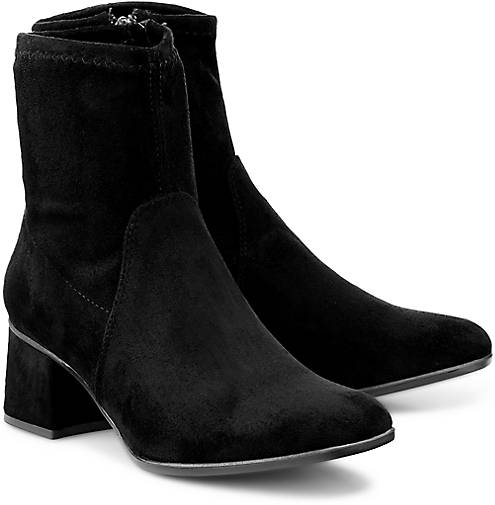 Damen Schuhe Stiefel Stiefeletten Tamaris Stiefelette in Schwarz 