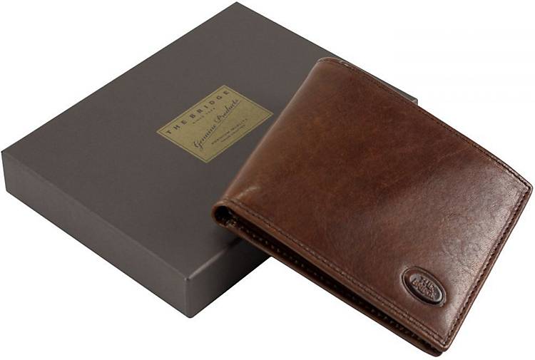 The Bridge Story Uomo Geldbörse Leder 11 cm in mittelbraun bestellen ...