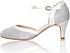 The Perfect Bridal Company Brautschuhe Anna Silver Shimmer, Wide Fit
