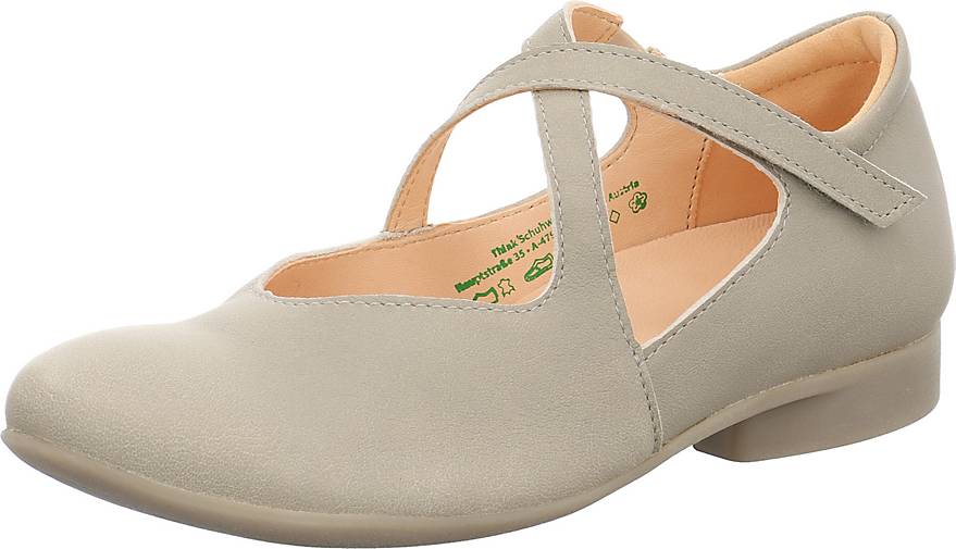 Ballerines Think! Femme Guad2 - Cuir Sans Chrome - Semelle Amovible