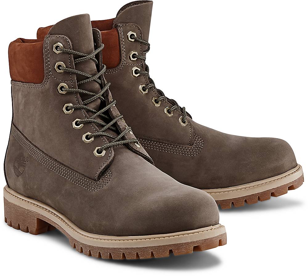 Timberland, 6-Inch Premium Boot in taupe, Stiefel für Herren Gr. 41 1/2