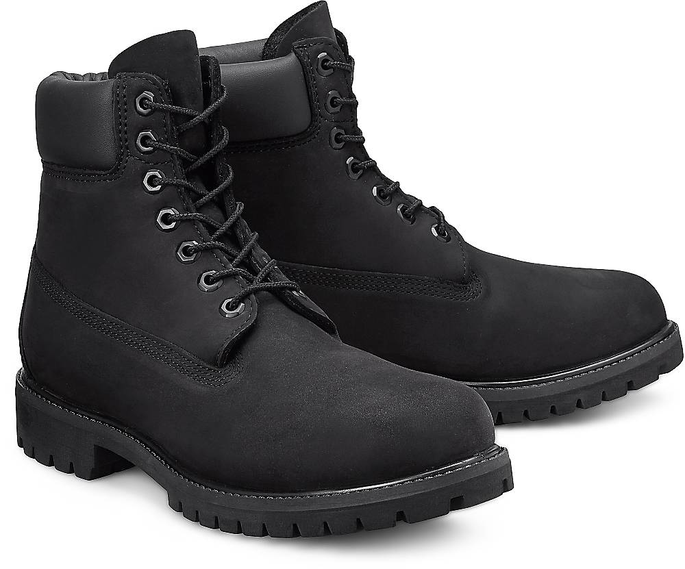 Timberland, Boots Premium 6" in schwarz, Stiefel für Herren Gr. 41