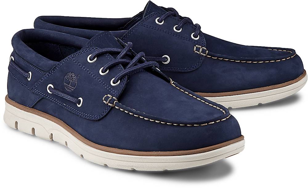 Timberland, Bootsschuh Bradstreet in blau, Schnürschuhe für Herren Gr. 40