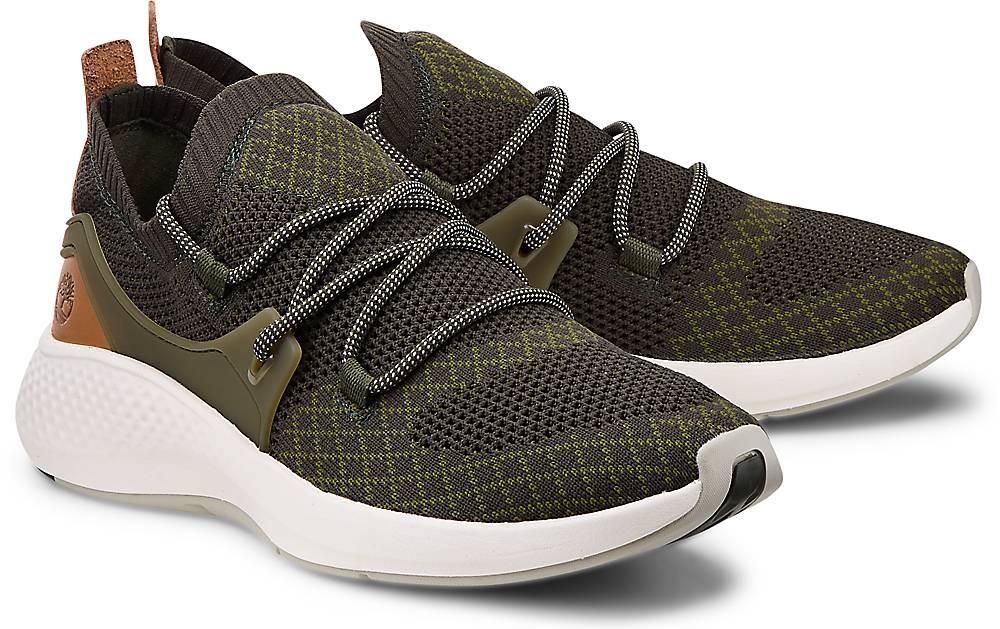 Timberland, Schnürer Flyroam in khaki, Schnürschuhe für Herren Gr. 40