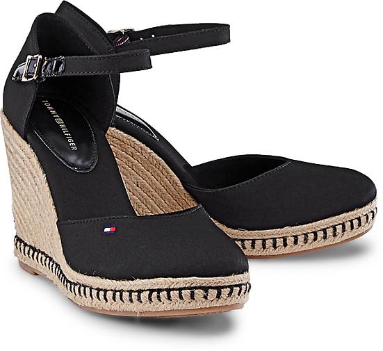 Tommy Hilfiger - Sandalette EMMA 10D - Keil-Sandaletten - schwarz ... Tommy Hilfiger Sandalette EMMA 10D