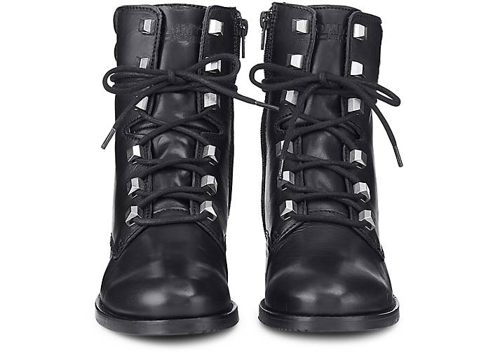 tommy jeans studs lace up boot