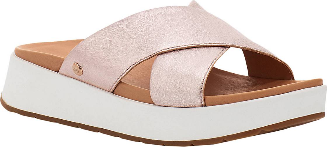 QUEEN HELENA Pantoletten Damen R242 - Hausschuhe Aus Kunstleder, 2 Cm Absatz, Bequem & Elegant