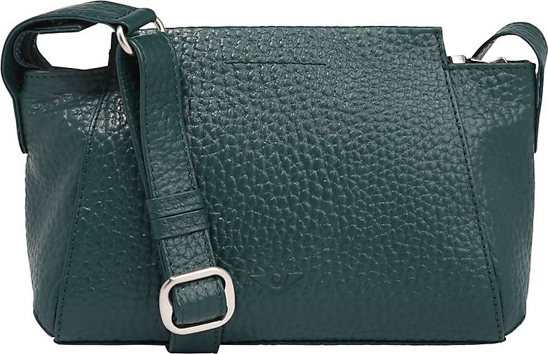 Damen Umhängetasche Aus Weichem Leder - Gesteppte Schultertasche Mit Verstellbarem Riemen