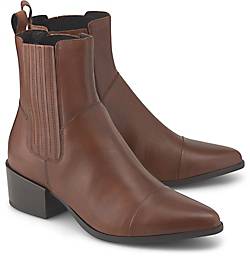 Klassische Damen Stiefeletten Ankle Boots Leder-Optik Booties 825641 Trendy 