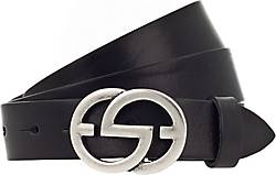 Vanzetti Gürtel Leder in schwarz bestellen - 16616803
