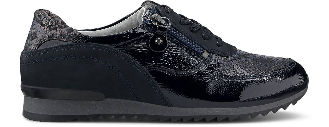 Waldläufer Schnürer HURLY H in blau dunkel kaufen | GÖRTZ Damen blau Online Ermäßigung Waldläufer Hurly Slipper