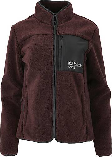Whistler - Fleecejacke Sprocket Kontrast-Brusttasche 20621203 dunkelbraun bestellen in mit