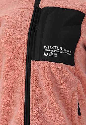 rosa mit bestellen Sprocket - Whistler in 20621204 Kontrast-Brusttasche Fleecejacke