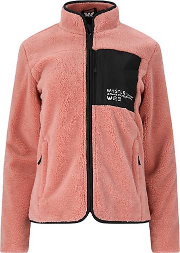 Whistler Fleecejacke Sprocket mit Kontrast-Brusttasche in rosa bestellen -  20621204