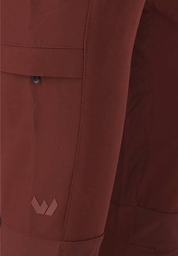 Whistler Outdoorhose am Reißverschluss - bestellen in Davina mit 23036103 rot Beinsaum