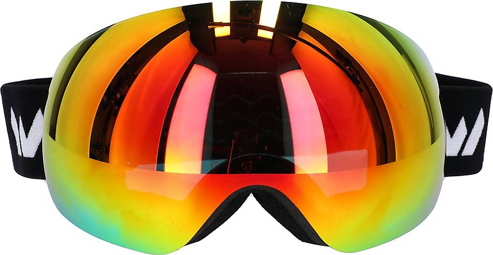 bestellen Skibrille Anti-Fog-Beschichtung mit gelb Whistler WS6100 28938502 in praktischer - schwarz/