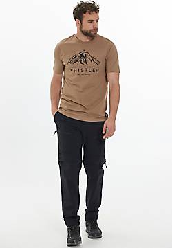 hellbraun T-Shirt - mit bestellen Whistler Frontprint 22183801 Walther stilvollem in