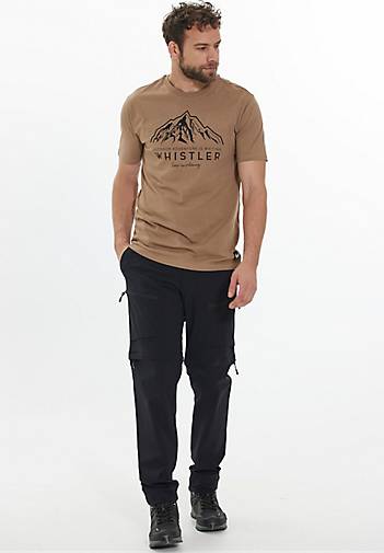 Whistler T-Shirt Walther bestellen hellbraun 22183801 Frontprint mit stilvollem in 