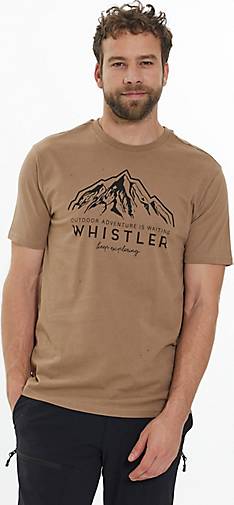 Whistler T-Shirt Walther mit stilvollem in bestellen Frontprint 22183801 - hellbraun