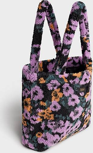 Einkaufstasche, faltbar, 38.5 x 40 cm, violett - HEMA