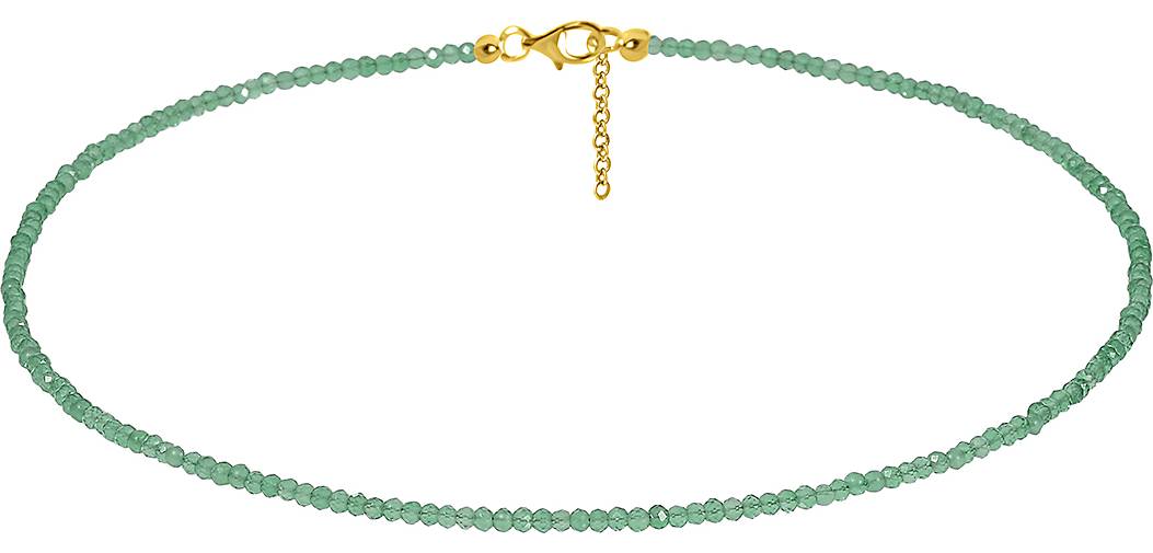 XEN Collier "Onyx grün Kugeln facettiert 3 mm" XEN Collier "Onyx grün Kugeln facettiert 3 mm"