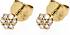 XEN Ohrstecker "mit 14 Diamanten 0,10 ct. 585 Gelbgold"