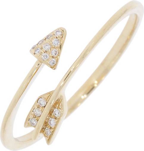 XEN Ring "Pfeil mit 0,04 ct 585 Gelbgold" XEN Ring "Pfeil mit 0,04 ct 585 Gelbgold"