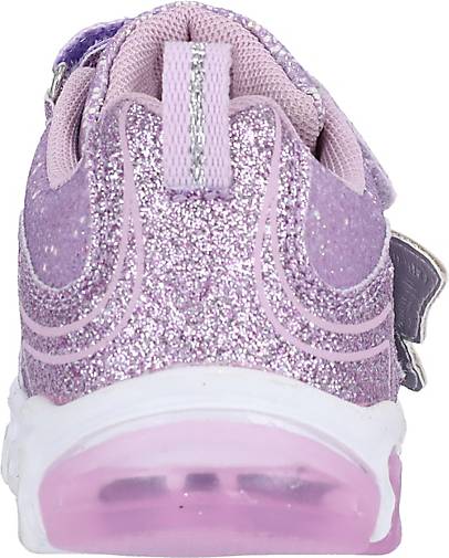 Sneaker - trendigen 14840802 Auhen im Glitzer-Design in bestellen violett ZIGZAG