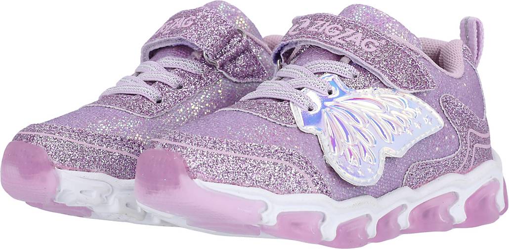 in - violett trendigen bestellen ZIGZAG im Auhen 14840802 Glitzer-Design Sneaker