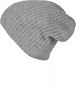 Zwillingsherz Beanie Gerippte Mütze aus Kaschmir Zwillingsherz Beanie Gerippte Mütze aus Kaschmir