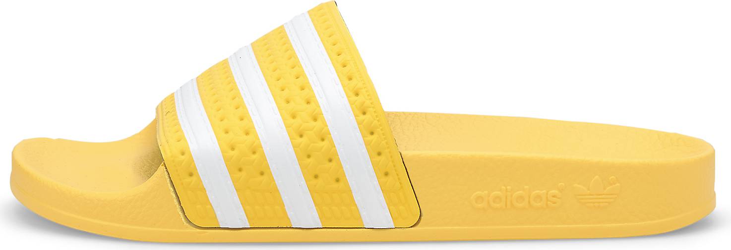 emulsión Ruina Cubeta adidas Originals Badesandale ADILETTE in gelb bestellen - 44229410
