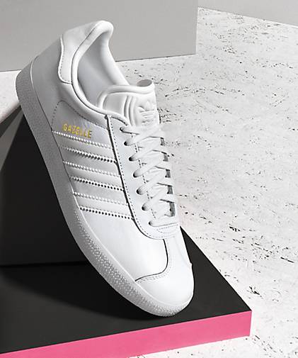 Seminario Academia Sobriqueta adidas Originals Sneaker GAZELLE weiß | GÖRTZ - 45479402