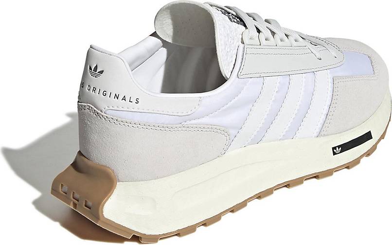 Damen Schuhe Stiefel Stiefel mit Keilabsatz adidas Sneaker Retropy E5 Weiß/Beige 