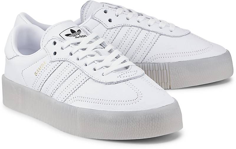 Adidas Originals Samba Rose Sneakers In Triple White | lupon.gov.ph