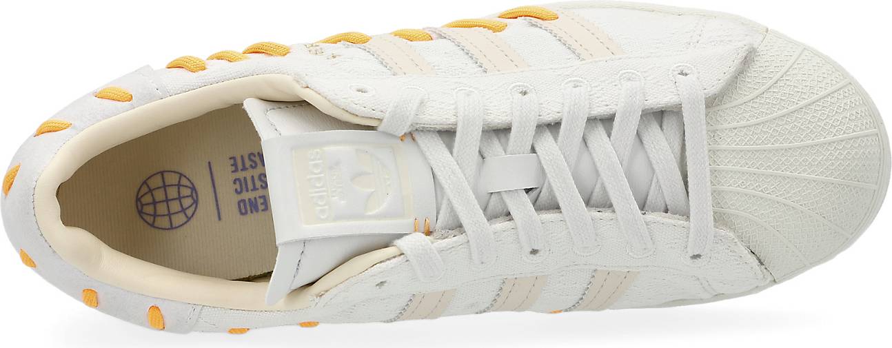 adidas Originals Sneaker Superstar W in bestellen weiß/orange Stitches - 77826601